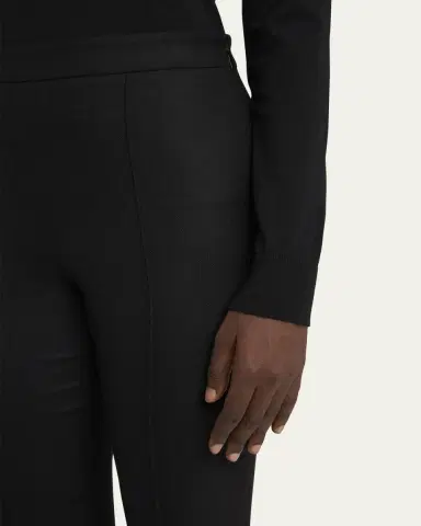 Loro Piana Mick Slim Leg Flannel Cashmere Trousers | Thumbnail 5 Loro Piana Mick Slim Leg Flannel Cashmere Trousers | Thumbnail 5