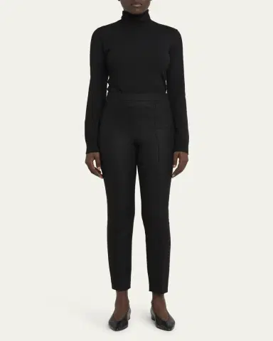 Loro Piana Mick Slim Leg Flannel Cashmere Trousers | Thumbnail 6 Loro Piana Mick Slim Leg Flannel Cashmere Trousers | Thumbnail 6