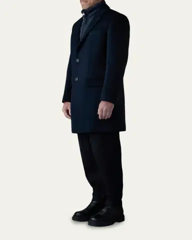 Mackage Men's Skai-SLB 3-in-1 Wool Overcoat with Removable Down Liner | Thumbnail 4 Mackage Men's Skai-SLB 3-in-1 Wool Overcoat with Removable Down Liner | Thumbnail 4