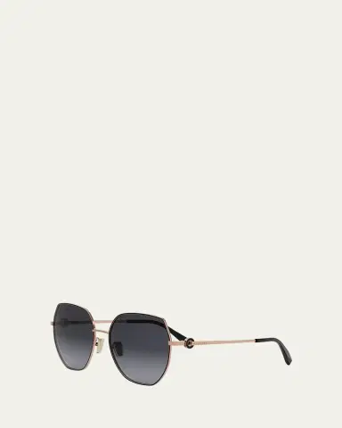 BVLGARI Round Metal & Nylon Sunglasses | Thumbnail 2 BVLGARI Round Metal & Nylon Sunglasses | Thumbnail 2