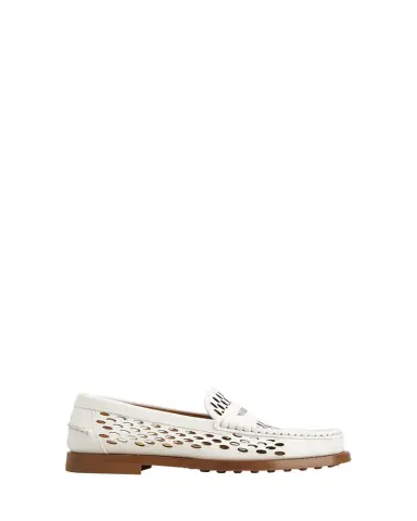 Tod's Perforated Leather Driver Penny Loafers | Thumbnail 1 Tod's Perforated Leather Driver Penny Loafers | Thumbnail 1