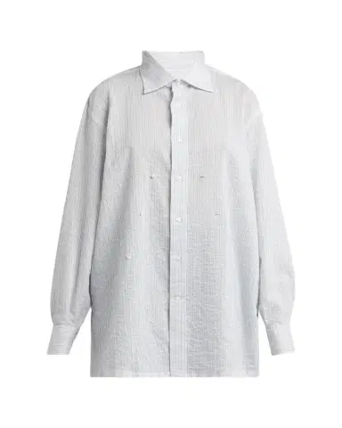 SETCHU Stripe Button Down Blouse | Thumbnail 1 SETCHU Stripe Button Down Blouse | Thumbnail 1