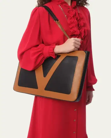 Valentino Garavani Viva Superstar Large Leather Tote Bag | Thumbnail 2 Valentino Garavani Viva Superstar Large Leather Tote Bag | Thumbnail 2
