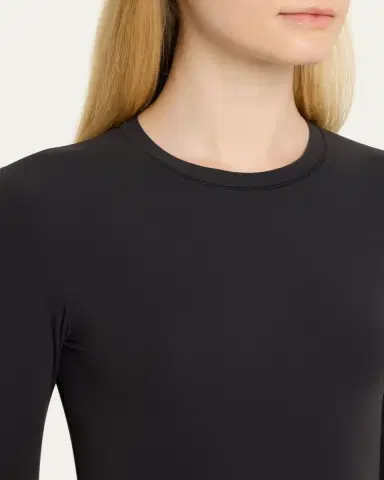 Skims Fits Everybody Crewneck Thong Bodysuit | Thumbnail 4 Skims Fits Everybody Crewneck Thong Bodysuit | Thumbnail 4