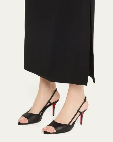 Christian Louboutin 80mm Miss Z Leather Slingback Sandals | Thumbnail 2 Christian Louboutin 80mm Miss Z Leather Slingback Sandals | Thumbnail 2
