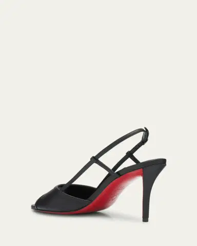 Christian Louboutin 80mm Miss Z Leather Slingback Sandals | Thumbnail 4 Christian Louboutin 80mm Miss Z Leather Slingback Sandals | Thumbnail 4
