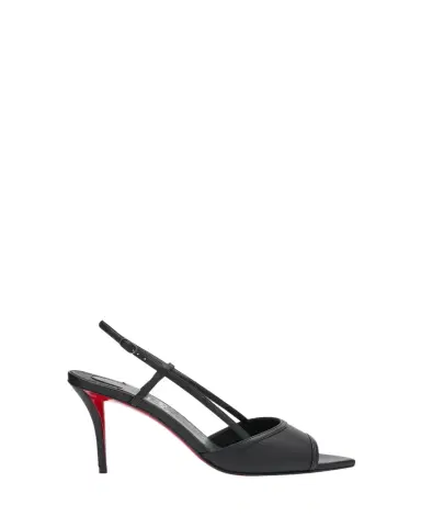 Christian Louboutin 80mm Miss Z Leather Slingback Sandals | Thumbnail 1 Christian Louboutin 80mm Miss Z Leather Slingback Sandals | Thumbnail 1
