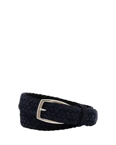 Brioni Men's Woven Leather Belt | Thumbnail 1 Brioni Men's Woven Leather Belt | Thumbnail 1
