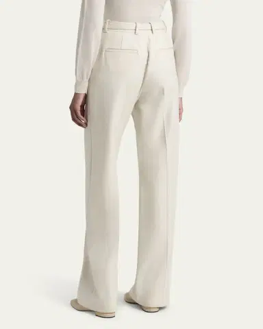 Loro Piana Edward Pintuck Belted Wool Cashmere Trousers | Thumbnail 4 Loro Piana Edward Pintuck Belted Wool Cashmere Trousers | Thumbnail 4