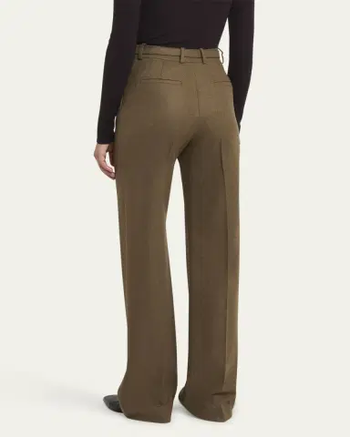 Loro Piana Edward Pintuck Belted Wool Cashmere Trousers | Thumbnail 8 Loro Piana Edward Pintuck Belted Wool Cashmere Trousers | Thumbnail 8