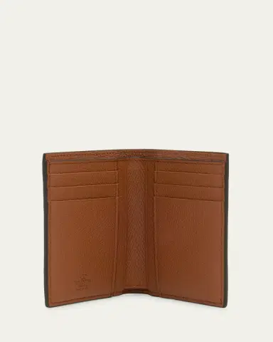 Valentino Garavani Men's VLogo Leather Bifold Card Holder | Thumbnail 4 Valentino Garavani Men's VLogo Leather Bifold Card Holder | Thumbnail 4