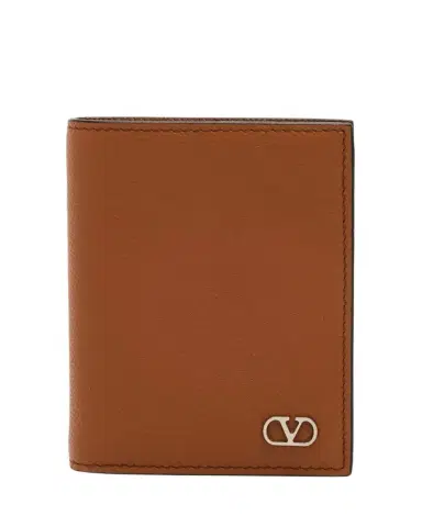 Valentino Garavani Men's VLogo Leather Bifold Card Holder | Thumbnail 1 Valentino Garavani Men's VLogo Leather Bifold Card Holder | Thumbnail 1