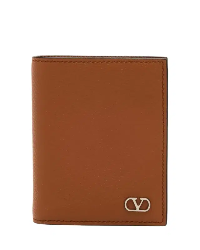 Men's VLogo Leather Bifold Card Holder Men's VLogo Leather Bifold Card Holder