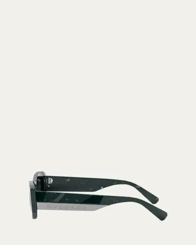 BVLGARI Roma Rectangle Sunglasses | Thumbnail 3 BVLGARI Roma Rectangle Sunglasses | Thumbnail 3