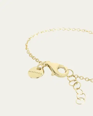 Procaccia Jewelry 18K Gold Hebrew KHET Initial Bracelet | Thumbnail 6 Procaccia Jewelry 18K Gold Hebrew KHET Initial Bracelet | Thumbnail 6