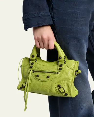 Balenciaga Le City Mini Leather Top-Handle Bag | Thumbnail 6 Balenciaga Le City Mini Leather Top-Handle Bag | Thumbnail 6