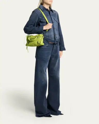 Balenciaga Le City Mini Leather Top-Handle Bag | Thumbnail 9 Balenciaga Le City Mini Leather Top-Handle Bag | Thumbnail 9