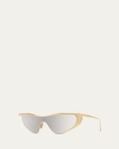 Loewe Signature Metal & Nylon Shield Sunglasses | Thumbnail 2 Loewe Signature Metal & Nylon Shield Sunglasses | Thumbnail 2