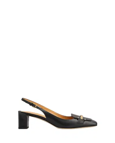 Tod's Leather Bar Slingback Pumps | Thumbnail 1 Tod's Leather Bar Slingback Pumps | Thumbnail 1