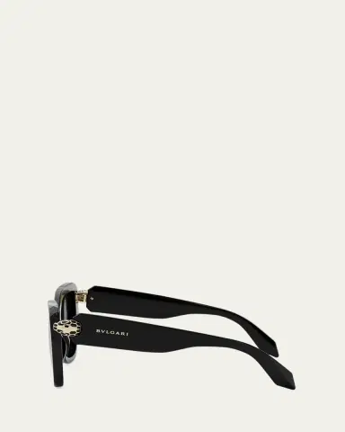 BVLGARI Serpenti Acetate Butterfly Sunglasses | Thumbnail 3 BVLGARI Serpenti Acetate Butterfly Sunglasses | Thumbnail 3