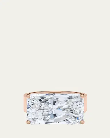 HauteCarat Men's Radiant Lab Grown Diamond East-West Band | Thumbnail 5 HauteCarat Men's Radiant Lab Grown Diamond East-West Band | Thumbnail 5