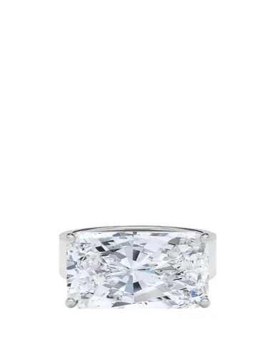 HauteCarat Men's Radiant Lab Grown Diamond East-West Band | Thumbnail 1 HauteCarat Men's Radiant Lab Grown Diamond East-West Band | Thumbnail 1