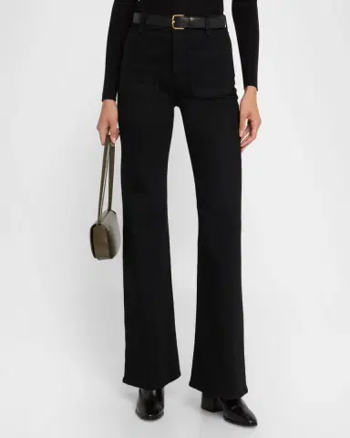 Nili Lotan Florence Flare Denim Jeans | Thumbnail 3 Nili Lotan Florence Flare Denim Jeans | Thumbnail 3