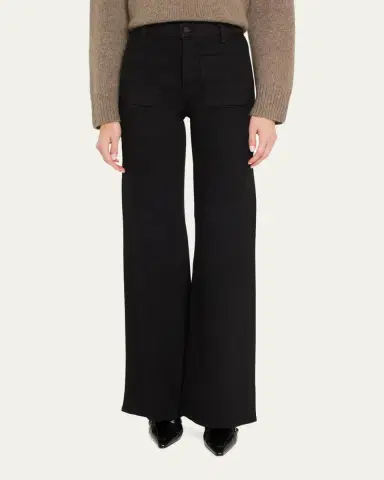 Nili Lotan Florence Flare Denim Jeans | Thumbnail 8 Nili Lotan Florence Flare Denim Jeans | Thumbnail 8