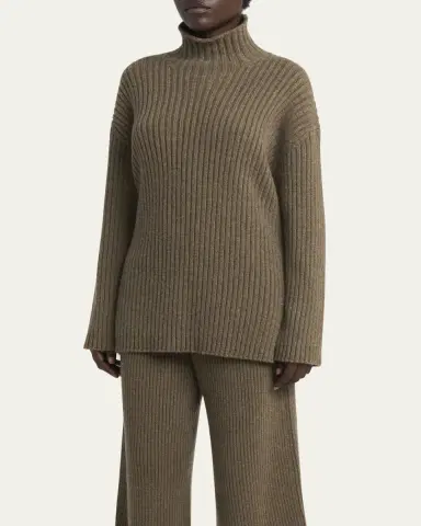 Loro Piana Fobello Cashmere Turtleneck Sweater | Thumbnail 4 Loro Piana Fobello Cashmere Turtleneck Sweater | Thumbnail 4