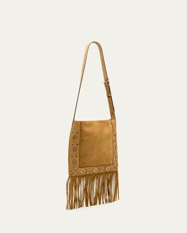 Valentino Garavani Nellcote Studded Fringe Suede Crossbody Bag | Thumbnail 3 Valentino Garavani Nellcote Studded Fringe Suede Crossbody Bag | Thumbnail 3