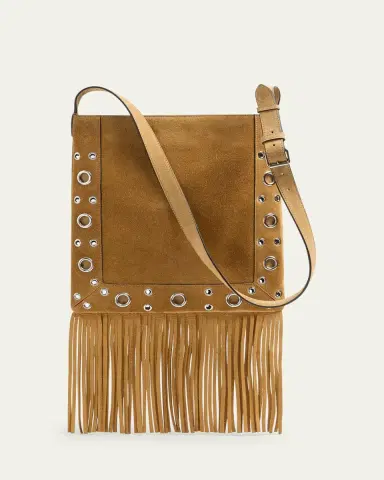 Valentino Garavani Nellcote Studded Fringe Suede Crossbody Bag | Thumbnail 6 Valentino Garavani Nellcote Studded Fringe Suede Crossbody Bag | Thumbnail 6