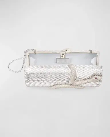 Judith Leiber Couture Spiral Snake Crystal Minaudiere | Thumbnail 2 Judith Leiber Couture Spiral Snake Crystal Minaudiere | Thumbnail 2