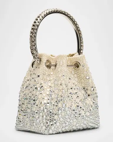 Jimmy Choo Bon Bon Embellished Top-Handle Bag | Thumbnail 2 Jimmy Choo Bon Bon Embellished Top-Handle Bag | Thumbnail 2