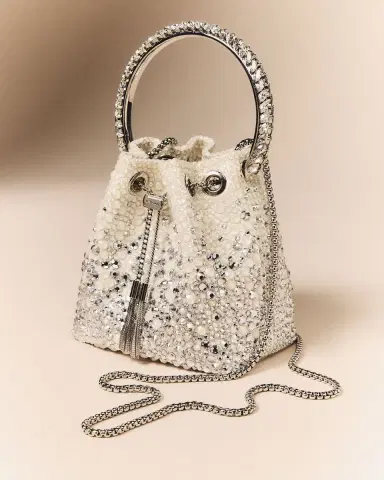 Jimmy Choo Bon Bon Embellished Top-Handle Bag | Thumbnail 4 Jimmy Choo Bon Bon Embellished Top-Handle Bag | Thumbnail 4