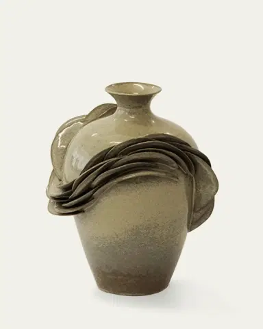 LORENE CAVAGNA CERAMIQUE Rumeur Stoneware Vase, 8" | Thumbnail 3 LORENE CAVAGNA CERAMIQUE Rumeur Stoneware Vase, 8" | Thumbnail 3