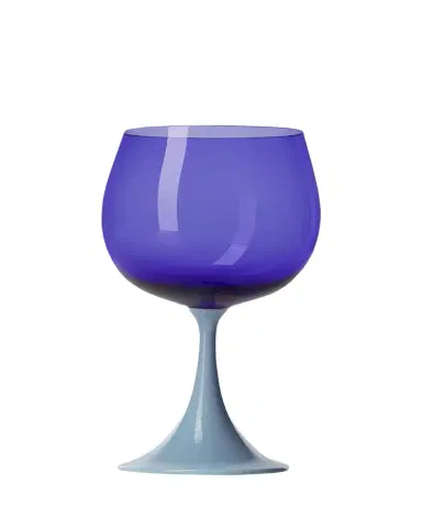 NasonMoretti Burlesque Light Blue/Blue Wine Glass, 29 oz. | Thumbnail 1 NasonMoretti Burlesque Light Blue/Blue Wine Glass, 29 oz. | Thumbnail 1