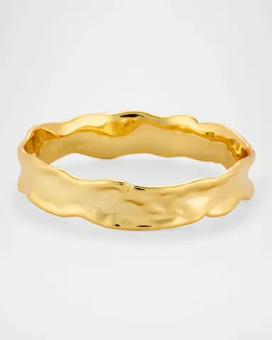 Alexis Bittar Brut Gold Strap Bangle | Thumbnail 5 Alexis Bittar Brut Gold Strap Bangle | Thumbnail 5
