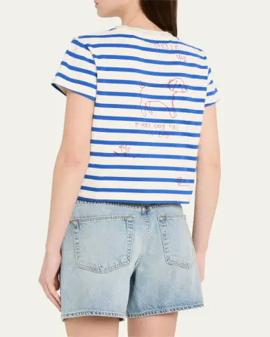 Bode Margate Sails Striped Tee | Thumbnail 3 Bode Margate Sails Striped Tee | Thumbnail 3