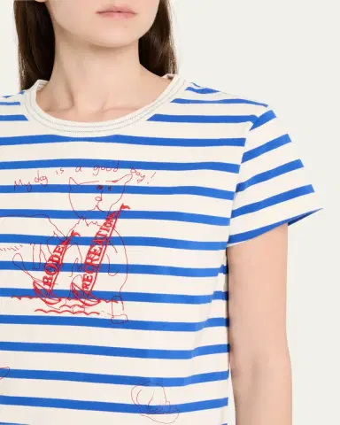 Bode Margate Sails Striped Tee | Thumbnail 5 Bode Margate Sails Striped Tee | Thumbnail 5