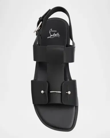 Christian Louboutin Men's Chambeliss Leather Sandals | Thumbnail 17 Christian Louboutin Men's Chambeliss Leather Sandals | Thumbnail 17