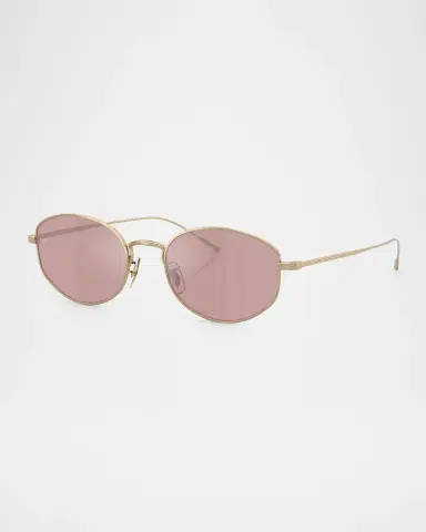 Oliver Peoples Titanium Oval Sunglasses | Thumbnail 2 Oliver Peoples Titanium Oval Sunglasses | Thumbnail 2