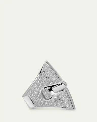 Savolinna Maxi Ergo 18K White Gold Diamond Pave Ear Cuff, Single | Thumbnail 2 Savolinna Maxi Ergo 18K White Gold Diamond Pave Ear Cuff, Single | Thumbnail 2