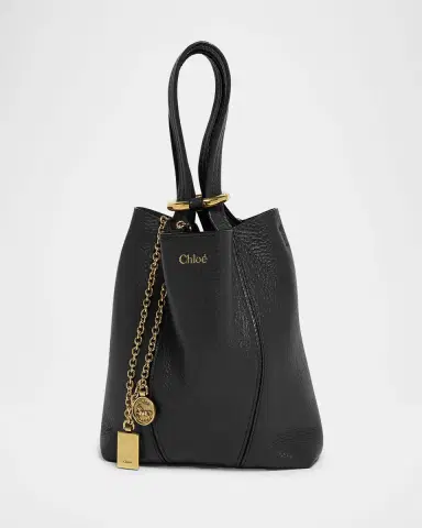Chloé Spin Mini Tote Bag in Grained Calfskin | Thumbnail 31 Chloé Spin Mini Tote Bag in Grained Calfskin | Thumbnail 31