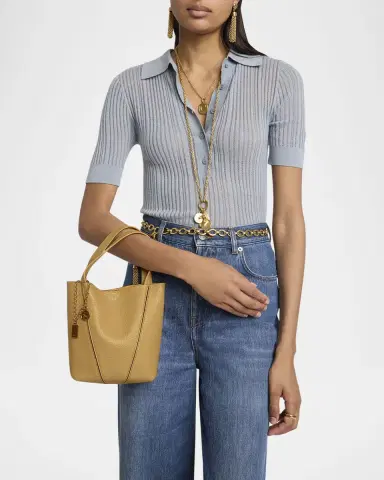 Chloé Spin Mini Tote Bag in Grained Calfskin | Thumbnail 32 Chloé Spin Mini Tote Bag in Grained Calfskin | Thumbnail 32