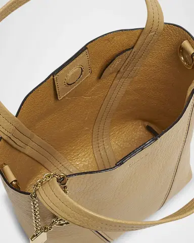 Chloé Spin Mini Tote Bag in Grained Calfskin | Thumbnail 34 Chloé Spin Mini Tote Bag in Grained Calfskin | Thumbnail 34