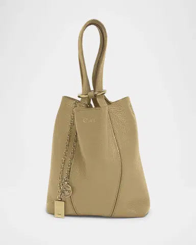 Chloé Spin Mini Tote Bag in Grained Calfskin | Thumbnail 36 Chloé Spin Mini Tote Bag in Grained Calfskin | Thumbnail 36