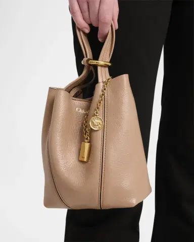 Chloé Spin Mini Tote Bag in Grained Calfskin | Thumbnail 37 Chloé Spin Mini Tote Bag in Grained Calfskin | Thumbnail 37