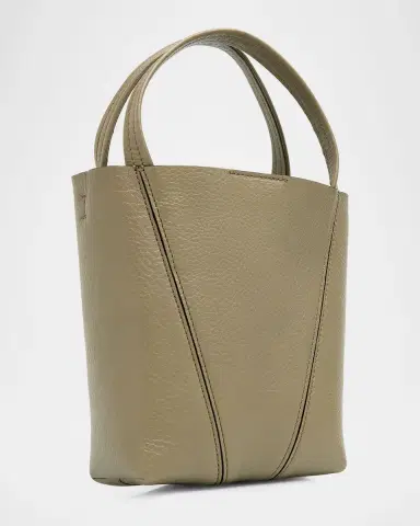 Chloé Spin Mini Tote Bag in Grained Calfskin | Thumbnail 43 Chloé Spin Mini Tote Bag in Grained Calfskin | Thumbnail 43