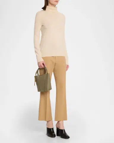 Chloé Spin Mini Tote Bag in Grained Calfskin | Thumbnail 45 Chloé Spin Mini Tote Bag in Grained Calfskin | Thumbnail 45