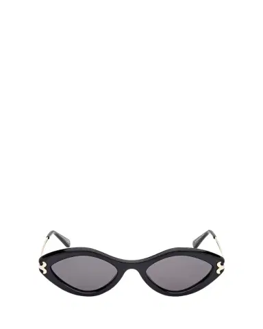 Pucci Logo Acetate & Metal Oval Sunglasses | Thumbnail 1 Pucci Logo Acetate & Metal Oval Sunglasses | Thumbnail 1